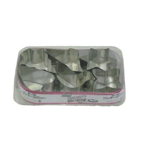 霜鳥製作所 クッキー抜き型 6個 18-8ステンレス 日本製 140 | 