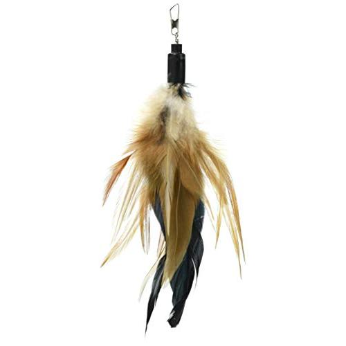 アドメイト (ADD. MATE) cat in the box キャットインザボックス じゃらしアタッチメントリアルフェザー ブラック | 