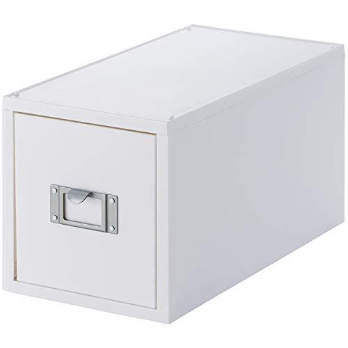 ライクイット (like-it) 収納ケース CD ファイルユニット 約幅17.3×奥35×高18.2cm オールホワイト (不透明) 日本製 | 