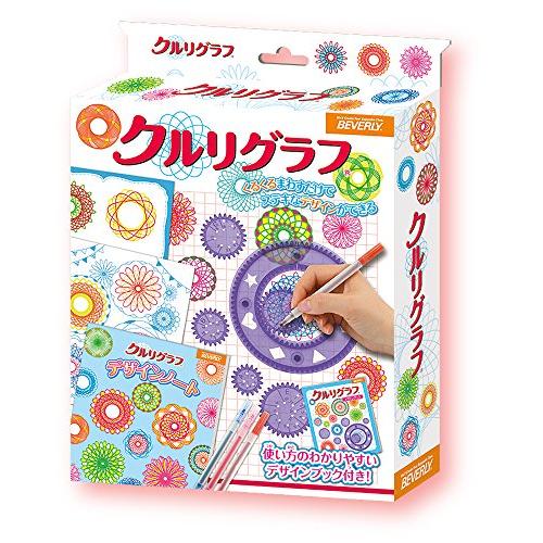 クルリグラフ くるくる回すだけで模様が描ける作品例いっぱい ビバリー | 