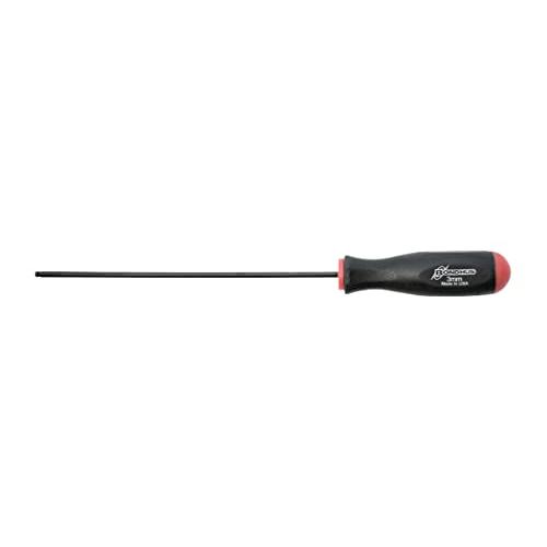 国内正規品BONDHUS(ボンダス) 六角ボールポイント・ドライバー ロング 3mm 全長:248mm 軸長:160mm グリップ径:22mm | 