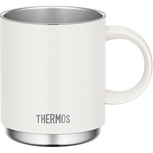 食洗機対応モデルサーモス 真空断熱マグカップ 350ml ホワイト JDS-350 WH | 