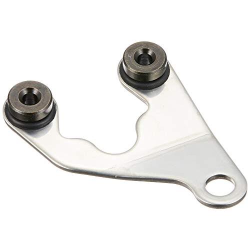 デイトナ(Daytona) バイク用 メーターステー 取付幅45mm 取付M10 防振ラバー ステンレス製 左オフセット/10°曲げ 63527 | 