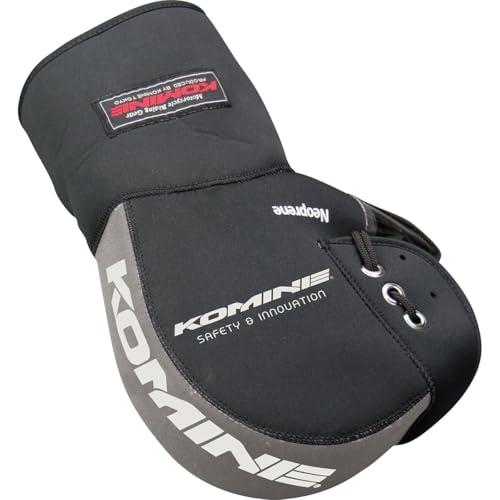 コミネ(KOMINE) バイク用 ネオプレーンハンドルウォーマーロング ブラック/グレー フリー AK-049 422 | 