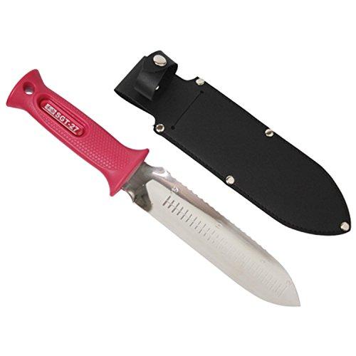 千吉 万能スコップDX ステンレス SGT-27 根切り・草取り・山菜採りなどに ケース付 | 