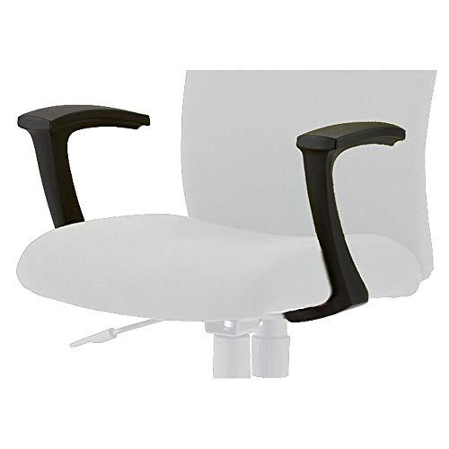 ナカバヤシ オフィスチェア用オプション ファブリックチェア受け固定肘 CA-A501BK | 