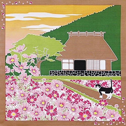 ヤマコー たまのお散歩 小風呂敷 秋桜 50×50cm 88593 | 
