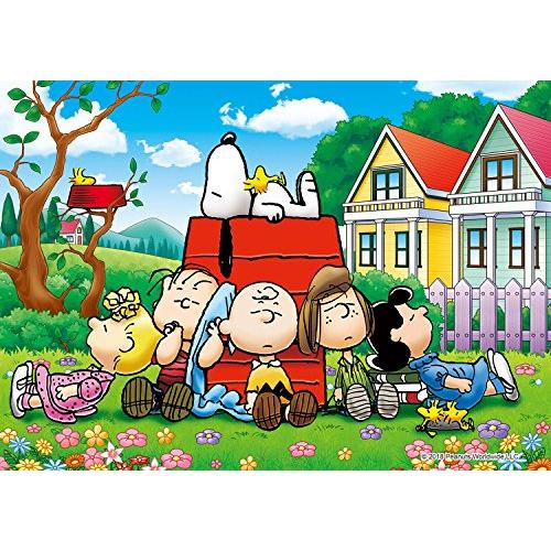 エポック社 108ピース ジグソーパズル PEANUTS スヌーピー ナップタイム (18.2×25.7cm) 03-048 のり付き ヘラ付き | 