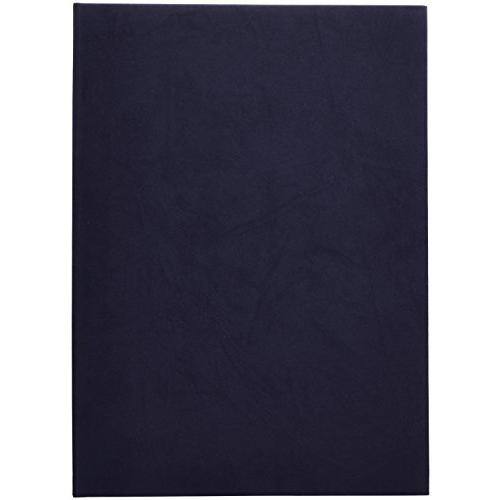 ナカバヤシ 額縁 証書ファイル 賞状ホルダー 二つ折り スエード調布クロス A4判 FSS-A4-B | 