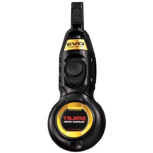 タジマ(Tajima) パーフェクト墨つぼ EVO-S 黒 糸長さ15m PS-EVO-SBK | 