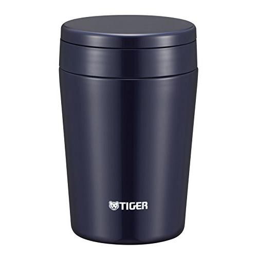 タイガー魔法瓶(TIGER) タイガー 魔法瓶 真空 断熱 スープ ジャー 380ml 保温 弁当箱 広口 まる底 インディゴブルー MCL-B | 