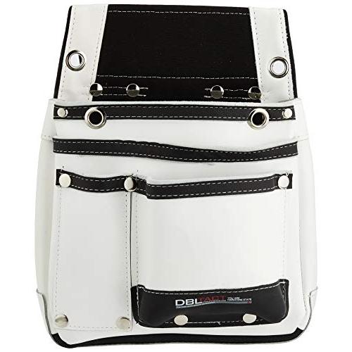 三共コーポレーション DBLTACT 本革卓越 釘袋 2段 ホワイト DTL-07-WH | 