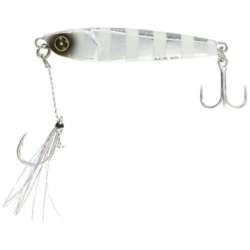 ハヤブサ(Hayabusa) メタルジグ FS415 ジャックアイ エース 40g #9 シルバー青夜光ゼブラ FS415 | 