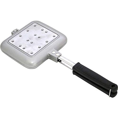 杉山金属 IH対応 スナック ホットサンドメーカー KS-2935 焼面サイズ:約12.5×14.5cm、底厚3.7mm | 