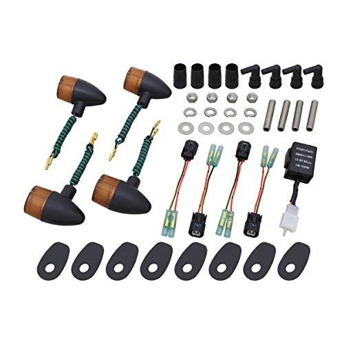 ポッシュ(POSH) バイク用品 ウインカーキット 砲弾タイプウインカーキット クラシカル Z900RS/CAFE(18-23年) ブラックボデ | 