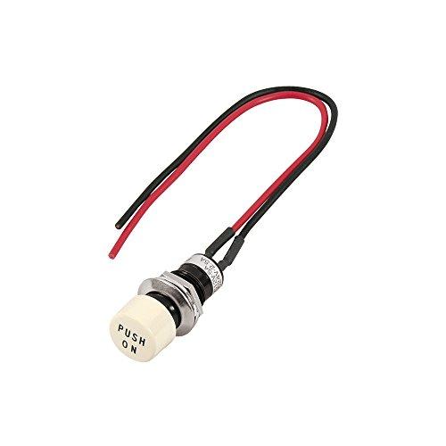 エーモン(amon) プッシュスイッチ 自動もどり DC12V・5A/DC24V・2.5A ホーンスイッチなどに 3212 | 