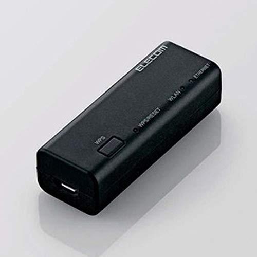 エレコム WiFiルーター 無線LAN ポータブル 300Mbps ACアダプタ付属