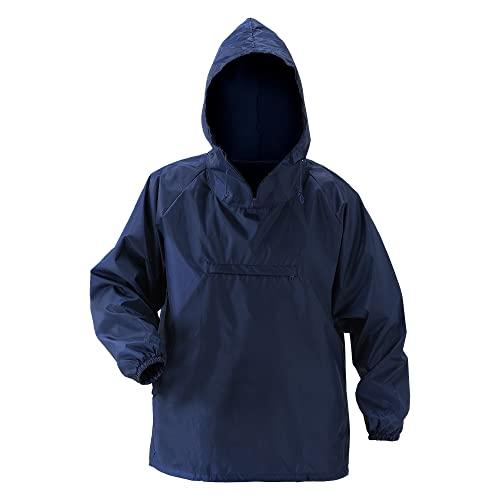 おたふく手袋(Otafuku Glove) ヤッケ レインファクトリー ポリエステル100% はっ水加工 フード一体型 RF-21 ネイビー L | 