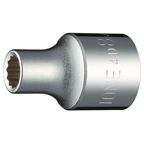 トネ(TONE) ソケット(12角) 4D-08 差込角12.7mm(1/2) 二面幅8mm | 