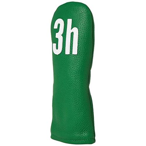 レザーヘッドカバー ナンバー HC1122 UT#3 グリーン | 