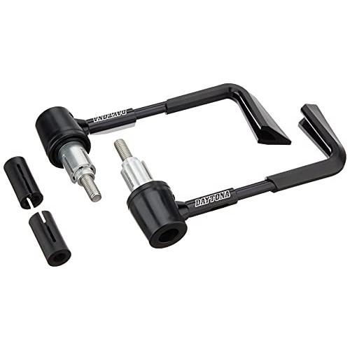 デイトナ(Daytona) バイク用 レバーガード 汎用(ハンドル内径φ14-19適合) 左右セット ブラック 92449 | 