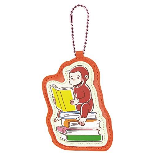 ティーズファクトリー おさるのジョージ ネームホルダーマスコット ブック H8.3×W6.5×D0.4cm OG-5541463BK | 