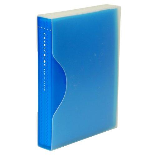ナカバヤシ ポケットアルバム キャンディカラー L判 120枚 ブルー アカ-CPL-120-B | 