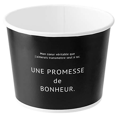 ヘッズ 紙カップ 直径10.1×7.6cm 黒 100個 容量:約400ml HEADS BNR-CUB2 | 