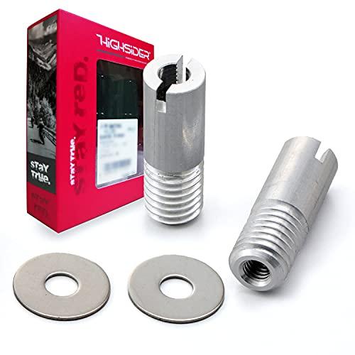 デイトナ(Daytona) HIGHSIDER(ハイサイダー) バイク用 バーエンドミラー アダプター 左右セット BMW R nine T用 | 