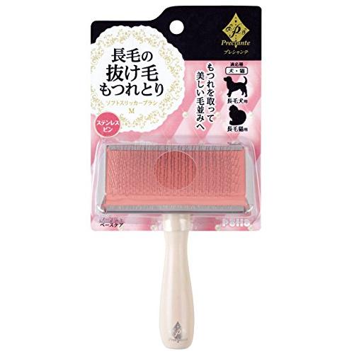 ペティオ (Petio) プレシャンテ ソフトスリッカーブラシ 長毛犬・長毛猫用 M サイズ | 