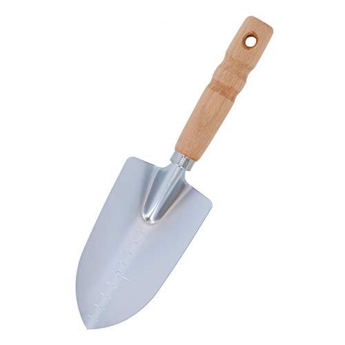 高儀 GREEN ART スコップ 木柄 補強付 Wクロームメッキ | 