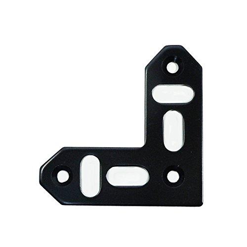 ダイドーハント(DAIDOHANT) ( 補強金物 ) DH ピッタリサポート 平横 L型 TFL70 BK  鉄 / 黒塗装  ( 1個入 ) | 