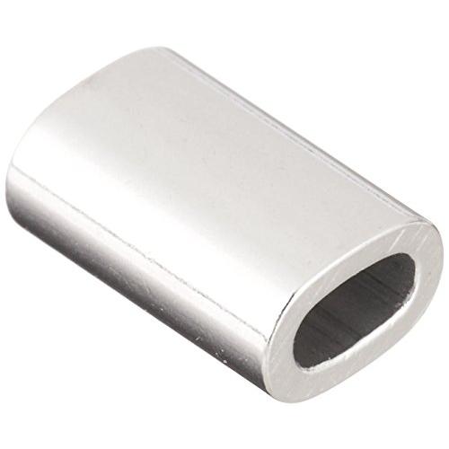 ニッサチェイン アルミオーバルスリーブ ワイヤーロープ径1.0mm用 30個入 P-1894 | 