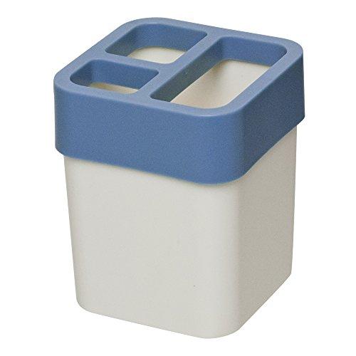 ナカバヤシ ペン立て ペンスタンド 角タイプ ブルー PLS-PSK1-B | 