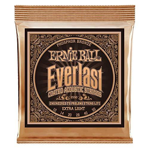 正規品 ERNIE BALL 2550 アコースティックギター弦 (10-50) EVERLAST COATED PHOSPHOR BRONZE | 