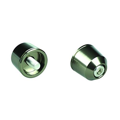 ポッシュ(POSH) バイク用品 バーエンド ソリッド カワサキ純正ハンドル用 M8タイプ ZRX1200DAEG など チタン 031178- | 