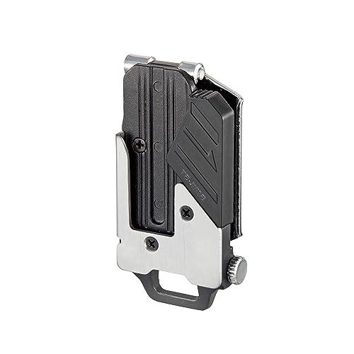 タジマ セフシステム セフ後付ホルダー メタル 頑丈金属タイプ SF-MHLD 着脱楽々 ベルトに後から装着可能 腰道具の組み換えが簡単 使う道 | 