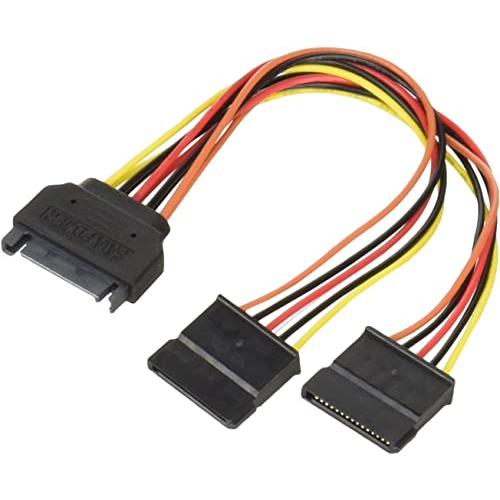 AINEX シリアルATA用二股電源ケーブル 15cm S2-1501SAC | 