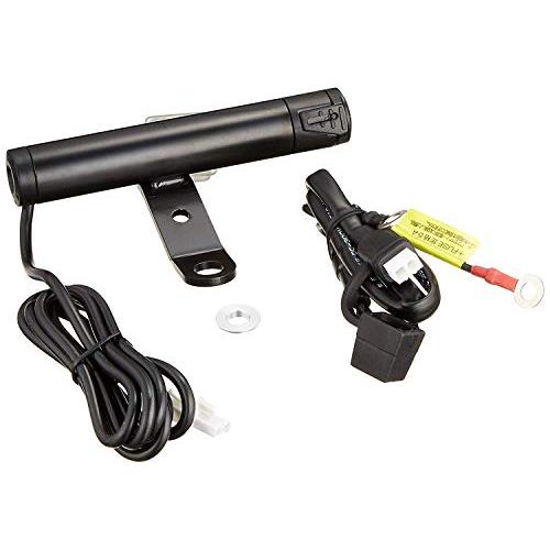 デイトナ(Daytona) バイク用 USB電源&クランプバー USB(5V/2.1A) iPhone/Android対応 ミラークランプ マル | 