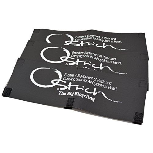 オーストリッチ(OSTRICH) 輪行アクセサリー フレームカバーA 3枚セット ブラック | 