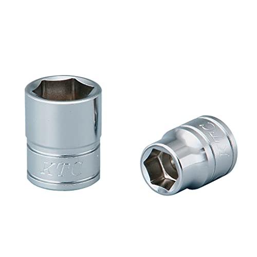 京都機械工具(KTC) 9.5mm (3/8インチ) ソケット (六角) 7mm B307 | 