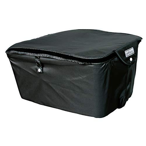 MARUTO(マルト) 特大後カゴ用 2段式後ろ用バスケットカバー大きいサイズ BCR-2800 黒 | 