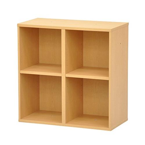 エイアイテック(AITECH) AIS カラーボックス2段 幅59.8cm 奥行29.4cm 高さ60cm 単品 ニュープレージ ナチュラル N | 