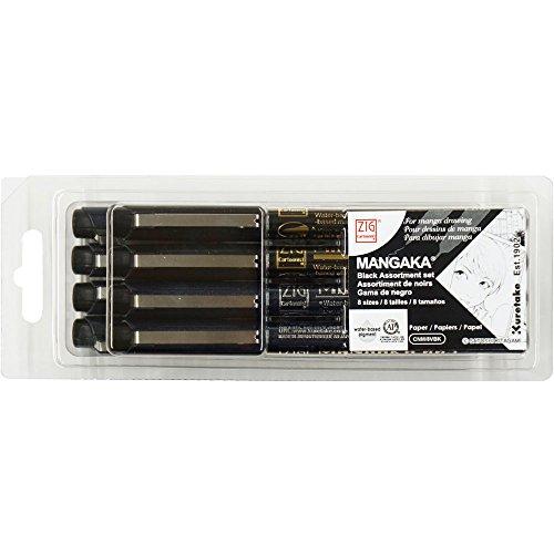 呉竹 ZIG Cartoonist MANGAKA BLACK8V CNM/8VBK | 