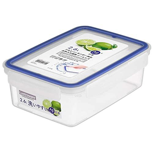 岩崎工業 ラストロウェア イージーケア 保存容器 レンジ対応 密閉 耐熱 日本製 大容量 2.6L A-2177 BN | 