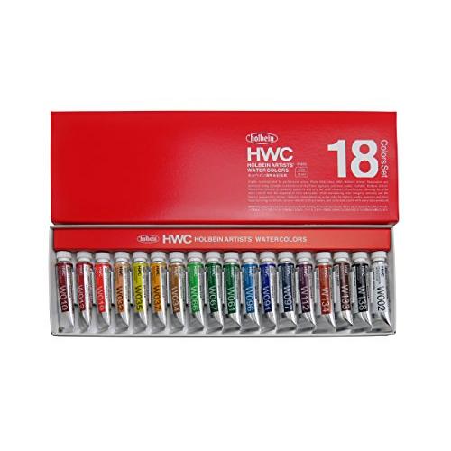 ホルベイン 透明水彩絵具 W403 5ml 18色セット 3403 | 
