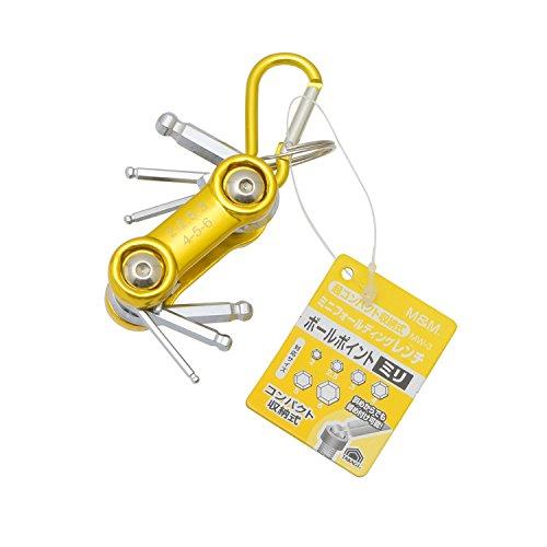 高儀 M&M ミニフォールディングレンチ ボールポイントミリ MW-3 | 