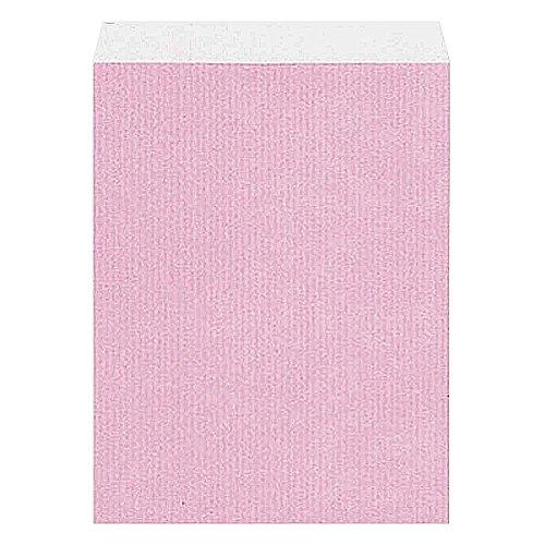シモジマ ヘイコー 紙袋 柄小袋 ベロあり R-70 白筋 ピンク 14x18cm 200枚 | 
