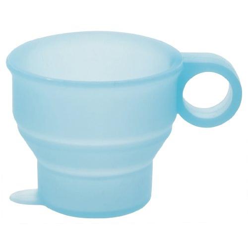 スケーター(Skater) シリコン製 たためる コップ 120ml OWN COLOR ブルー KSL1 | 