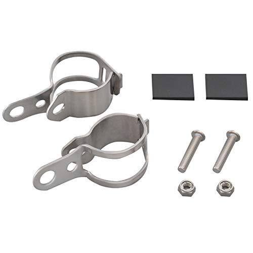 デイトナ(Daytona) バイク用 ウインカー取付 フォーククランプ 30~39mm ステンレス製 2個 ウインカー取付バンド 68075 | 